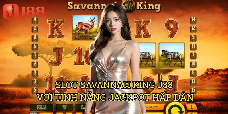 Slot Savannah King J88 Với Tính Năng Jackpot Hấp Dẫn